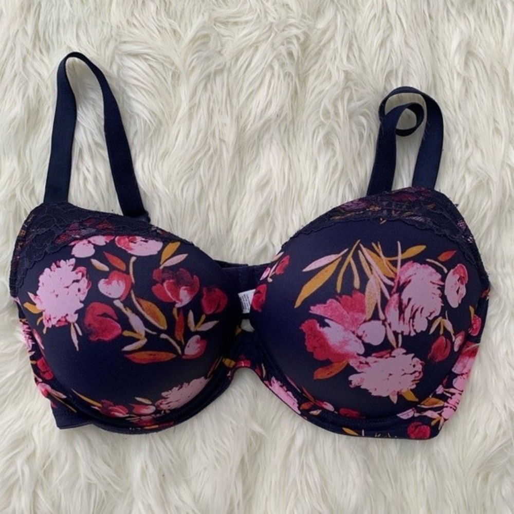 DreamFit Floral Bra, Size 38DD